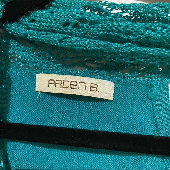 Arden B Dressy Tank Top Style Shirt teal - Picture 4 of 5